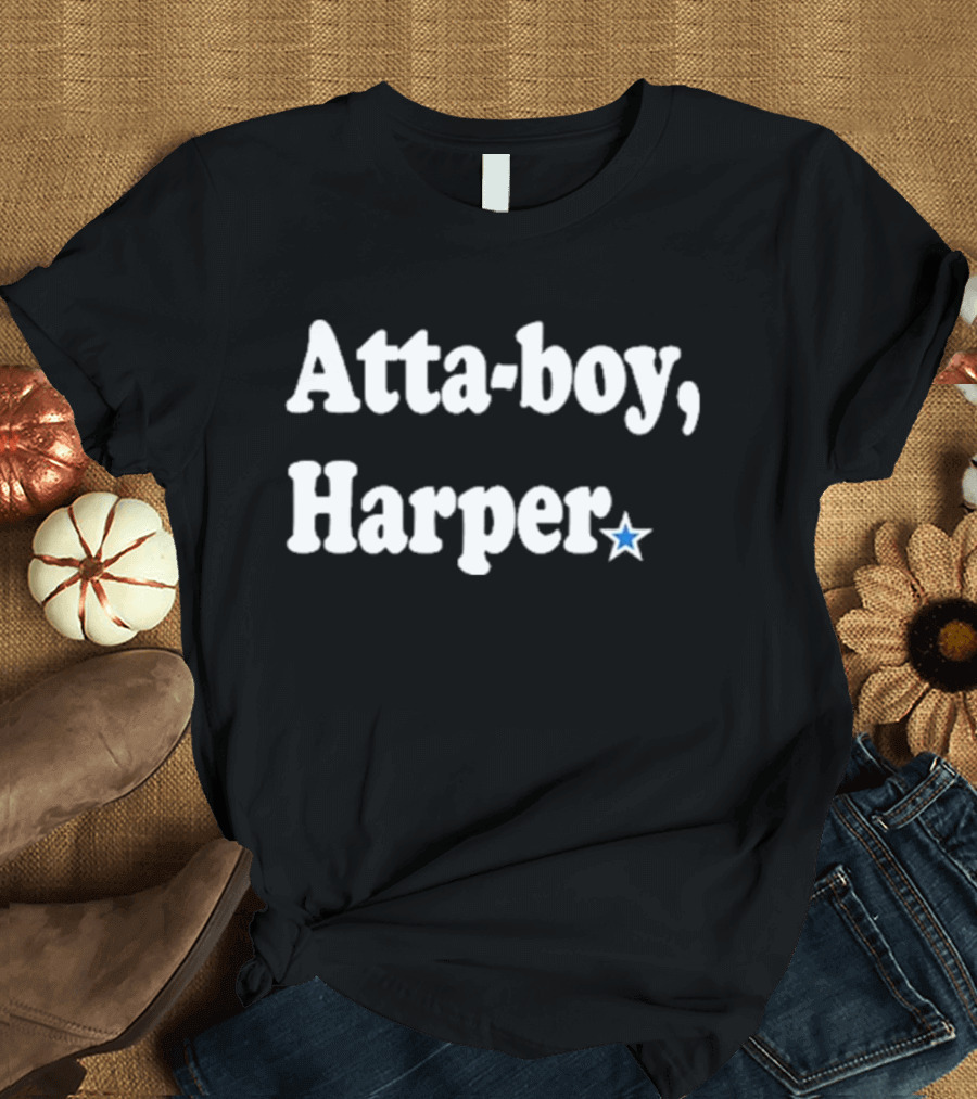 Atta-boy Blue Star Minimalist T-Shirt