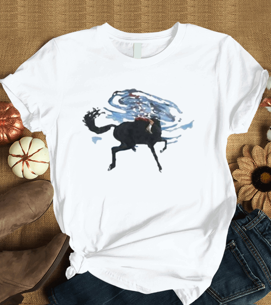 Badbunny Horse Underwater Scene T-Shirt