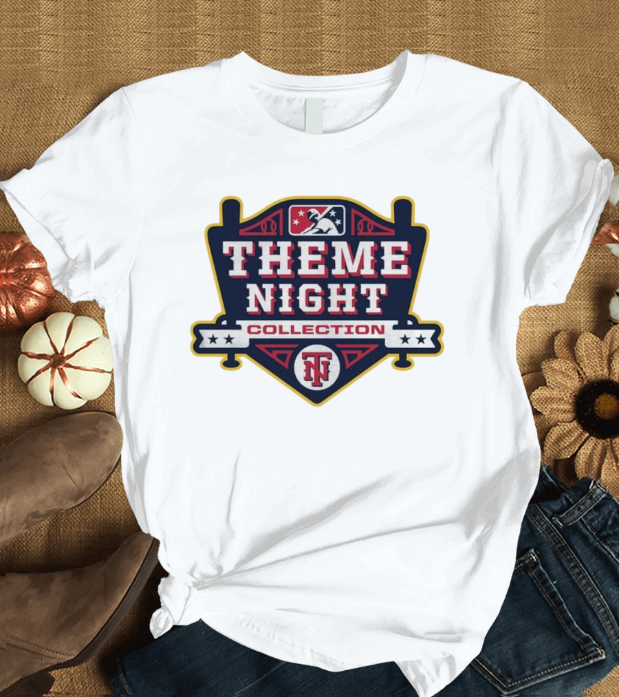 MLB Theme Night Collection Emblem with Baseball Bat Icon and Stars T-Shirt