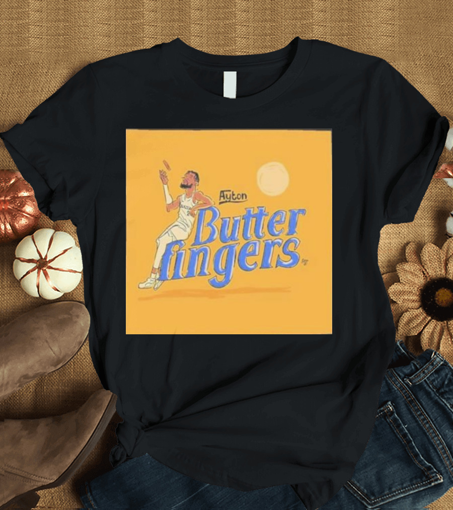 Phoenix Suns Ayton Butter Fingers Basketball Suns Ball T-Shirt