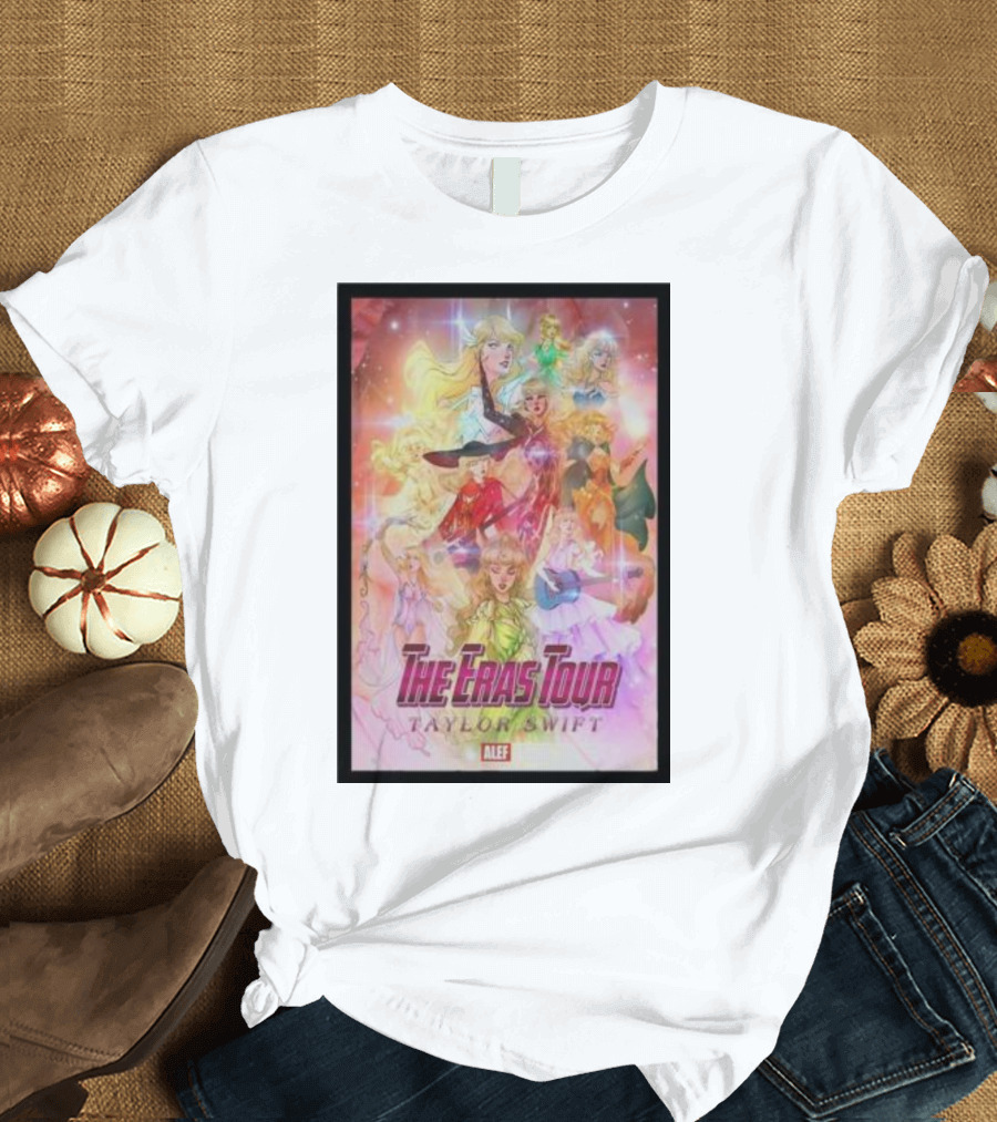 The Eras Tour Taylor Swift Alef Anime Aesthetic T-Shirt