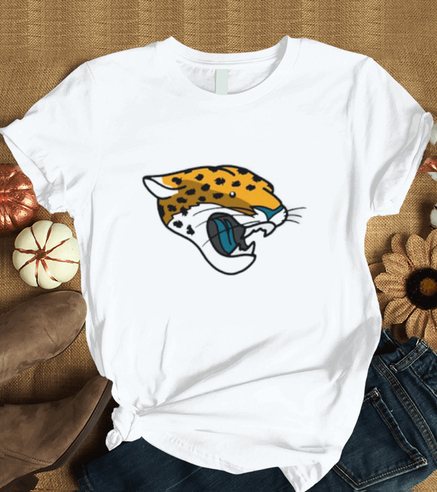 Jacksonville Jaguars Corndoggylol Jaguar Head T-Shirt