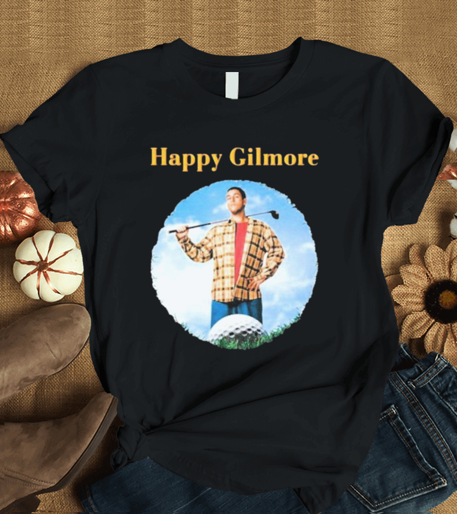 Happy Gilmore Golf Classic Plaid Shirt Pose T-Shirt