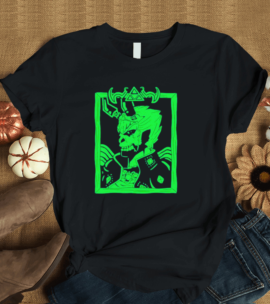 Glow in the Dark Ganondorf Triforce Frame T-Shirt