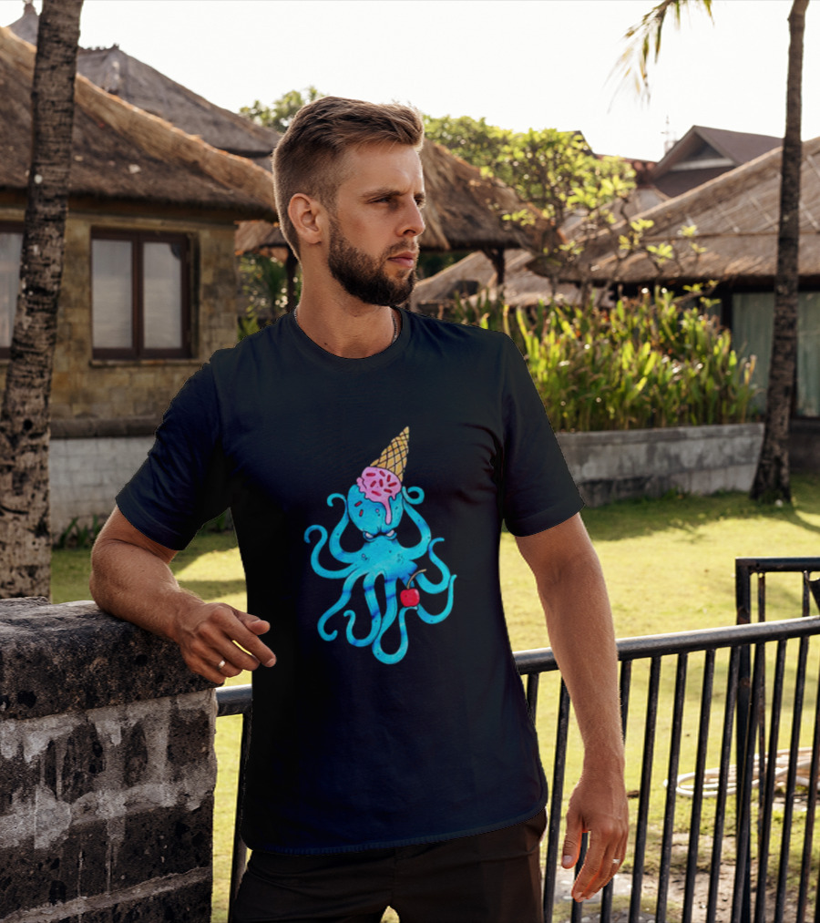 Mark Hoppus HMNIM Ice Cream Cone Octopus T-Shirt