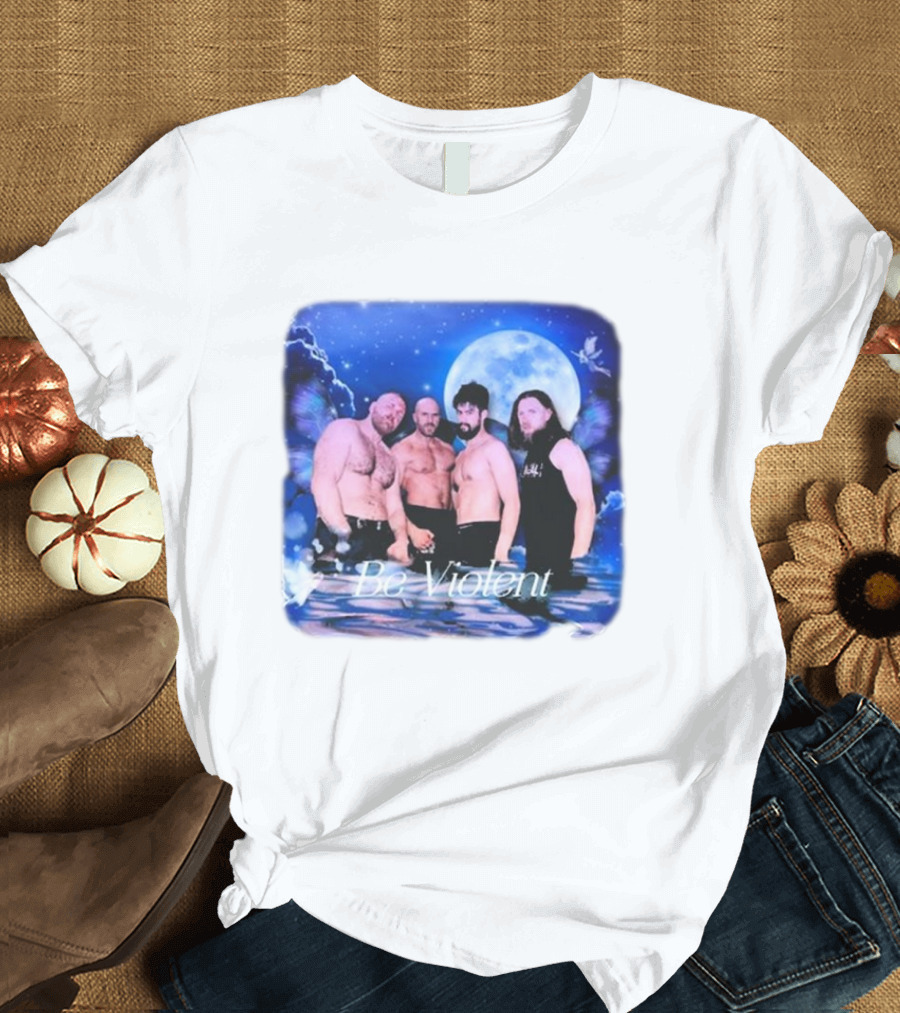 Be Violent Claudio Castagnoli and Friends Moonlight Fantasy T-Shirt