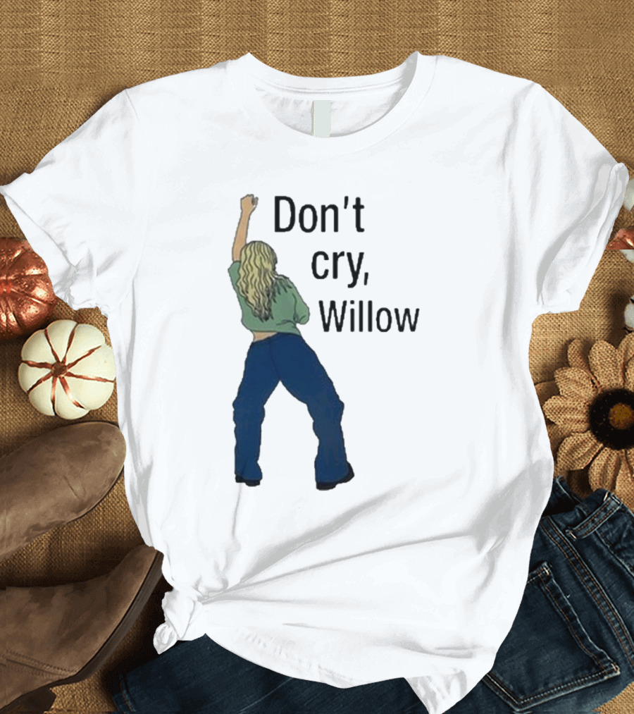 Don't Cry Willow Woman Dancing Back View T-Shirt