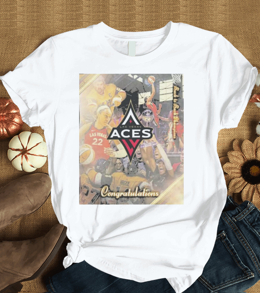 Las Vegas Aces Congratulations Raise the Stakes Basketball T-Shirt