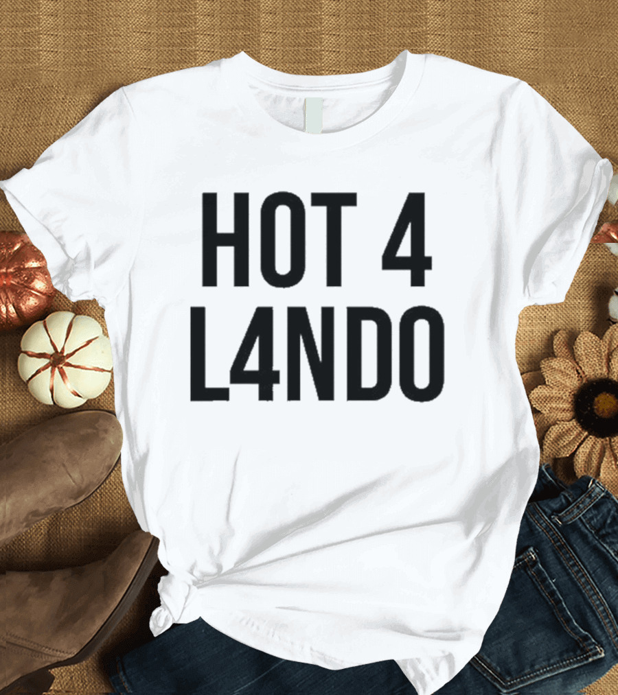 LN4 Hot Number 4 Norris Lando T-Shirt