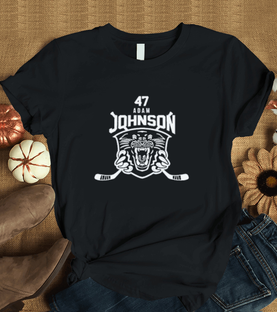 47 Adam Johnson Nottingham Panthers Ice Hockey T-Shirt