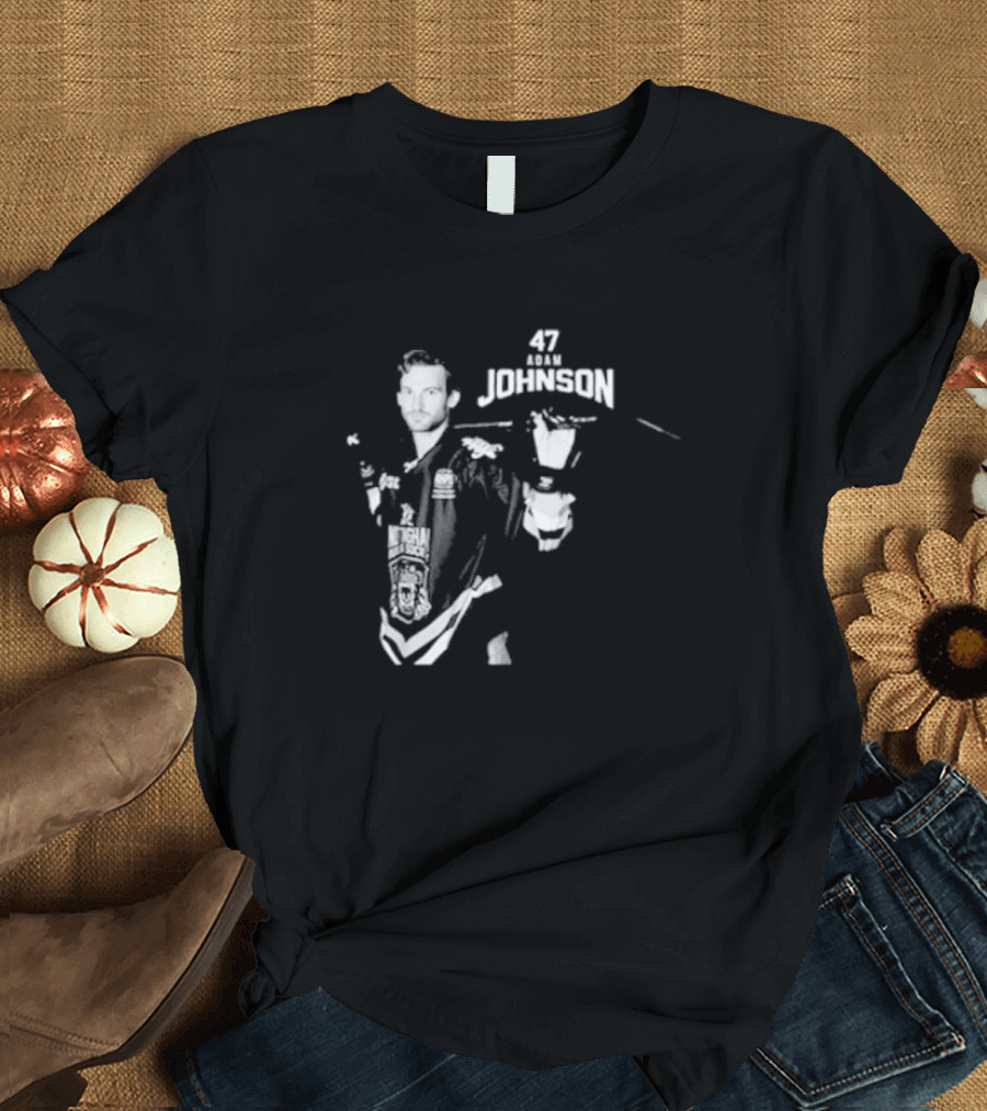 Adam Johnson 47 Memorial Ice Hockey Legend T-Shirt