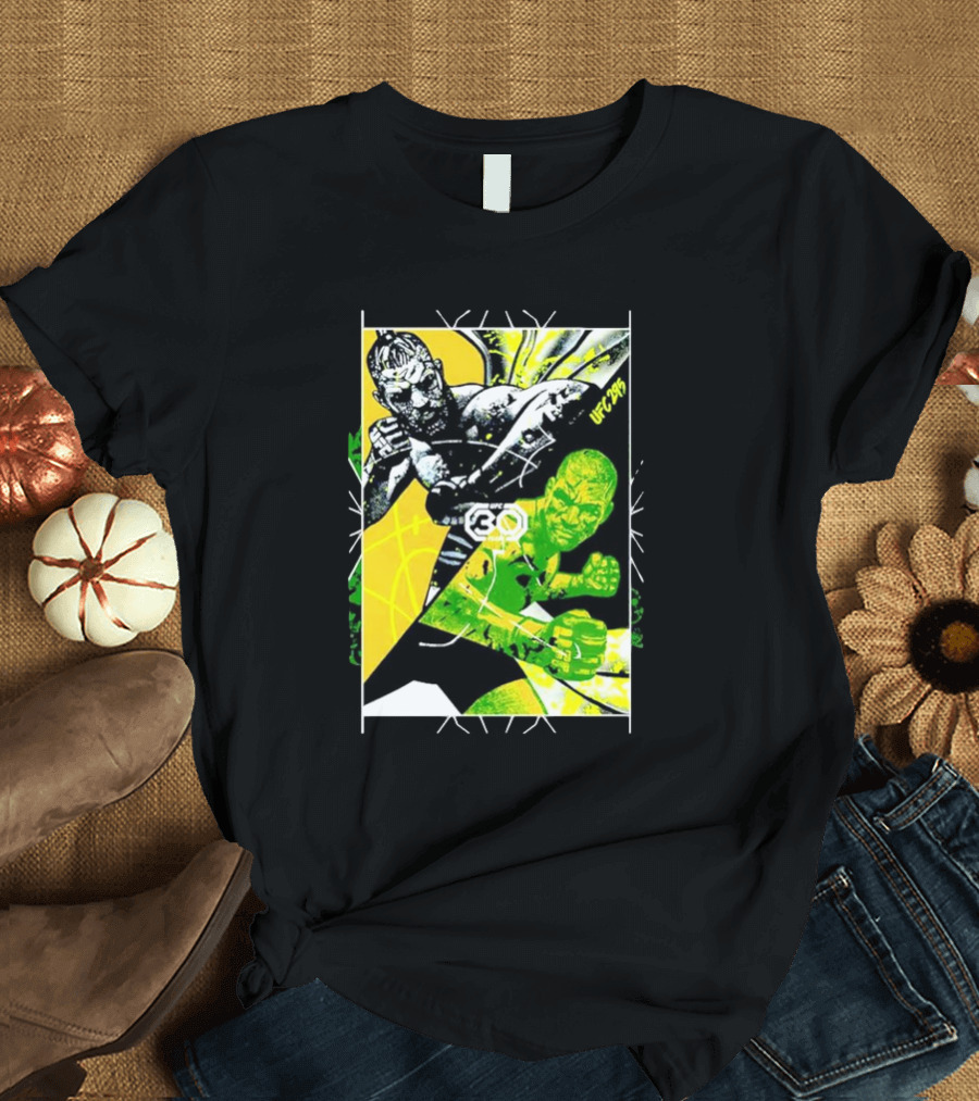 UFC 295 Artist Series Men’s 30th Anniversary Fighters Dynamic Action T-Shirt