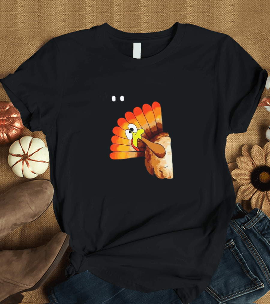 Moo Turkey Funny Thanksgiving T-Shirt