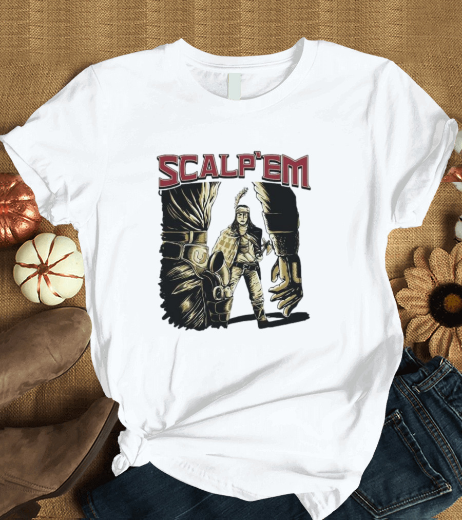 Florida State Seminoles Scalp’em Football Rivalry Showdown T-Shirt
