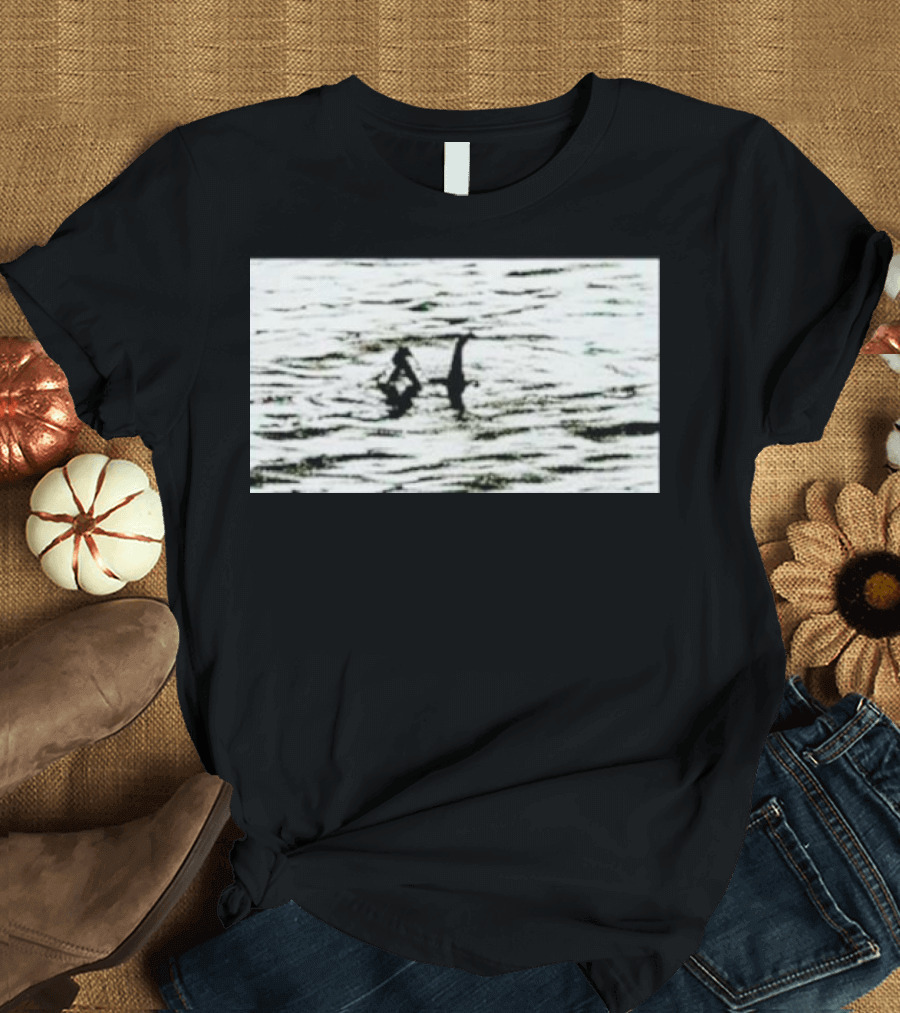 Louis Wearing Palace Nessie Surfers on Loch Ness Monster T-Shirt