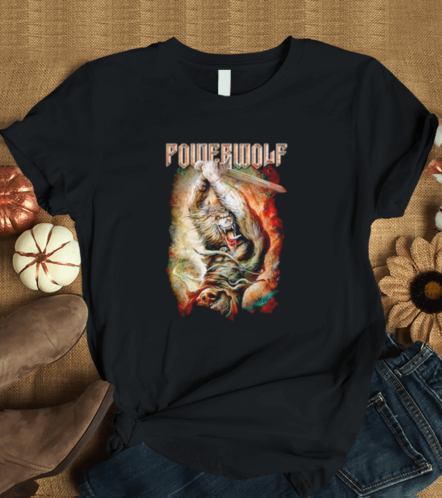 Powerwolf Wolves of War Fearless Battle Charge T-Shirt