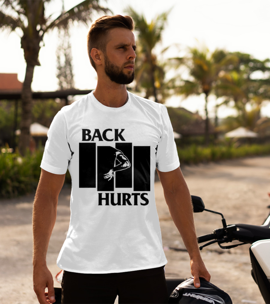 Black Flag Back Hurts T-Shirt