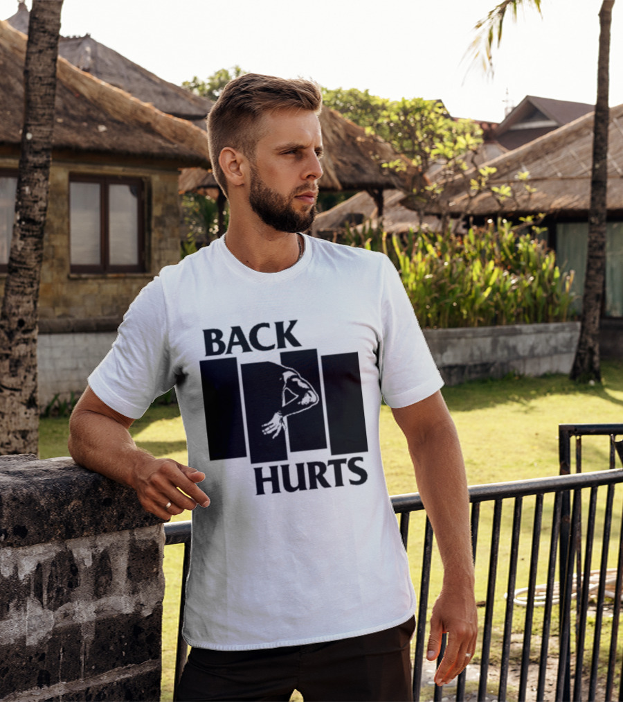 Black Flag Back Hurts T-Shirt