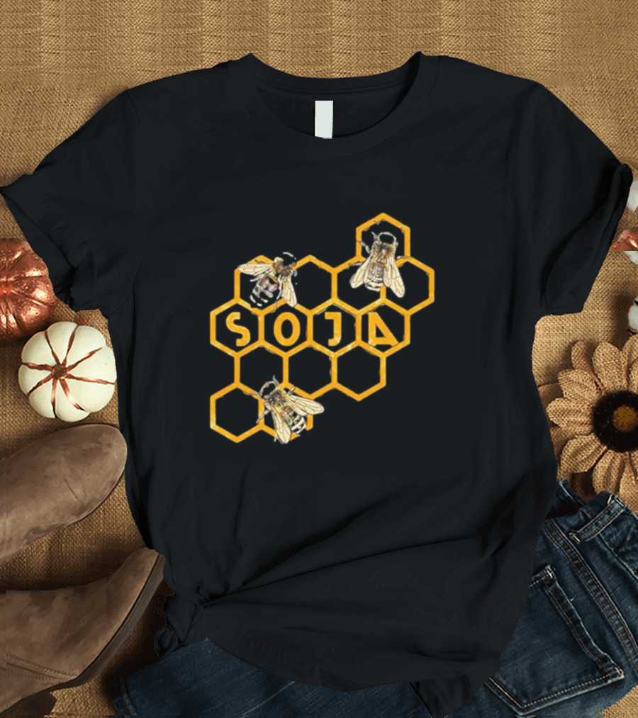 SOJA Bee Honeycomb T-Shirt