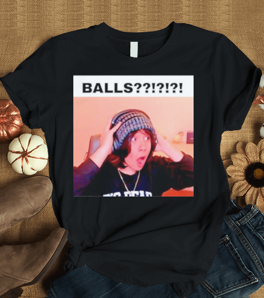 BALLS??? Quackity Reaction Meme T-Shirt