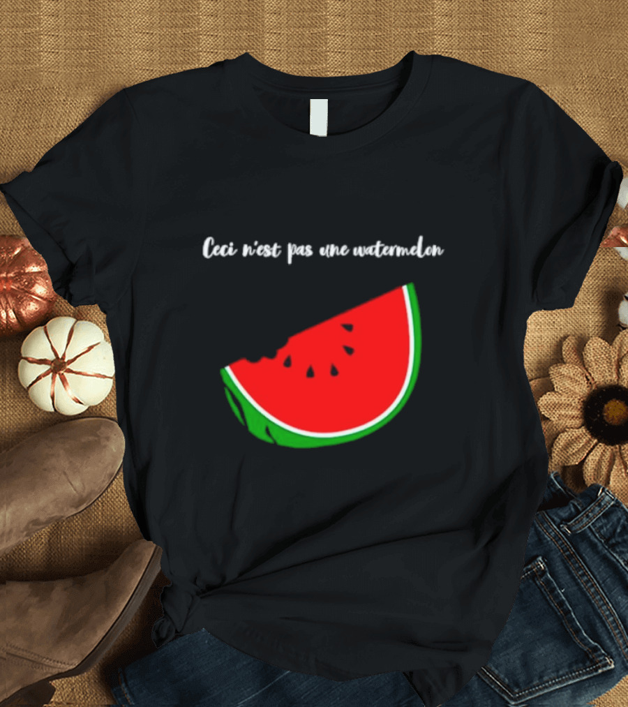 Ceci n’est pas une watermelon Slice Magritte T-Shirt