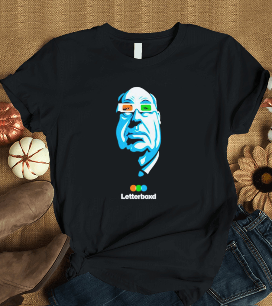 Hitch Portrait Pop Art Letterboxd T-Shirt