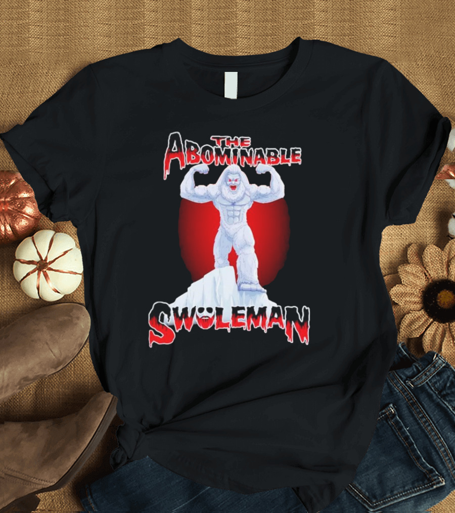 The Abominable Swoleman Buff Yet Strong on Iceberg T-Shirt