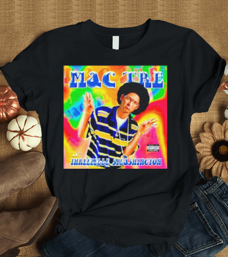 Mac Tre is Threezelle Splashington Vibrant Hip-Hop T-Shirt
