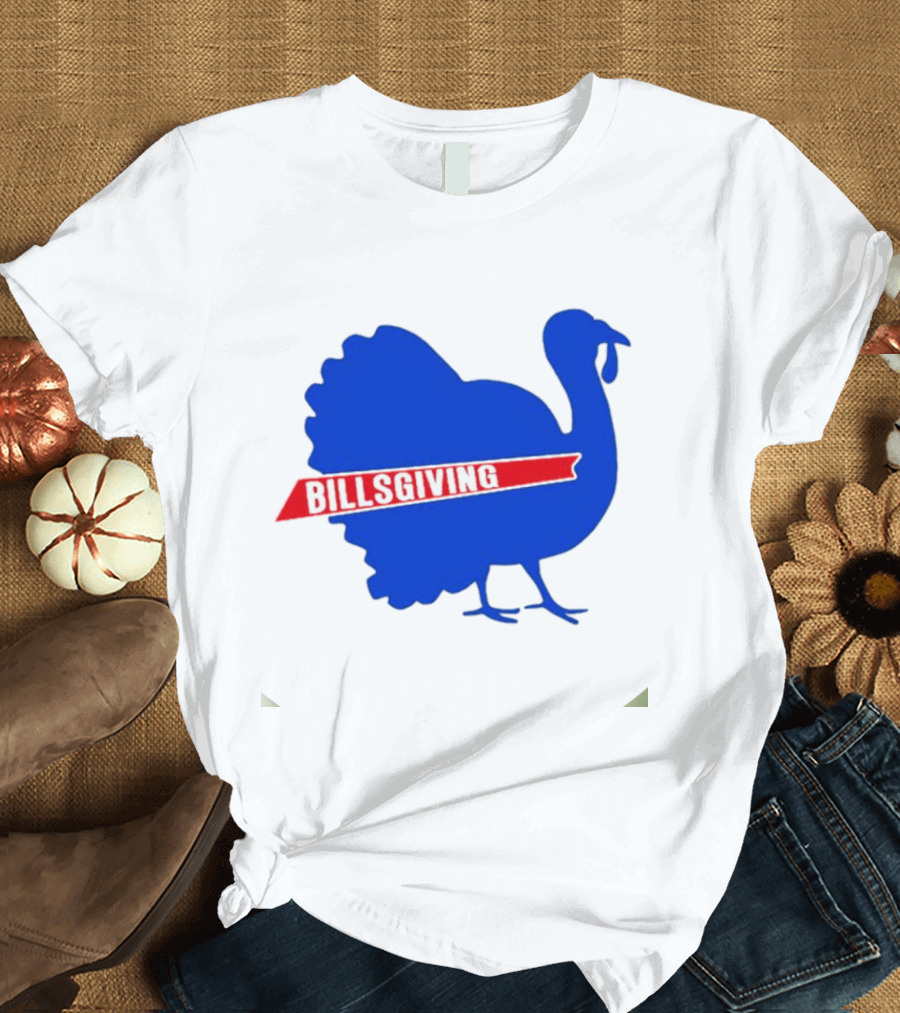 Buffalo Bills Thanksgiving Turkey Billsgiving T-Shirt