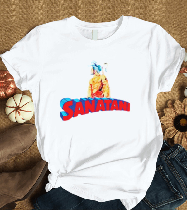 T-Shirt: Sanatani Warrior Artwork Featuring Traditional Figure T-Shirt Sanatani Warrior Artwork Featuring Traditional Figure T-Shirt
