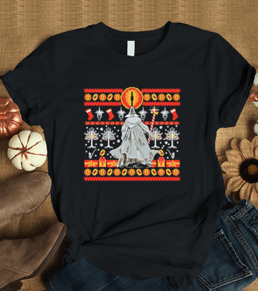 Gandalf Eye Tree Holiday T-Shirt