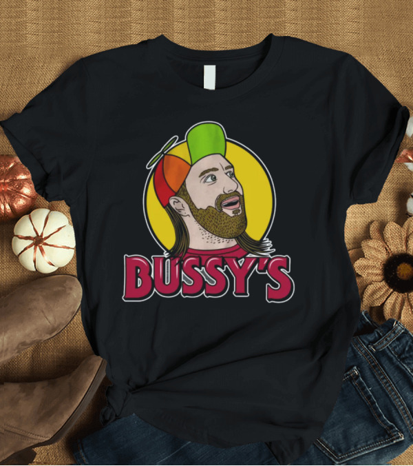 T-Shirt: Bunker Branding Leigh Mcnasty Bussy's Retro Cartoon Hat T-Shirt Bunker Branding Leigh Mcnasty Bussy's Retro Cartoon Hat T-Shirt