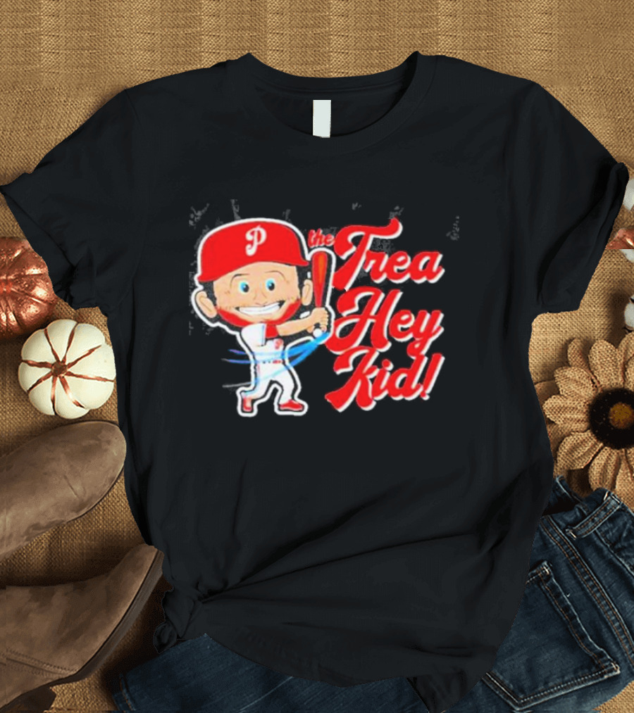 The Trea Hey Kid Philadelphia Phillies Character T-Shirt