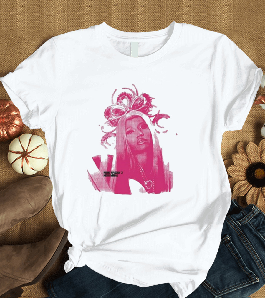 Nicki Minaj Pink Friday 2 Artistic Pink T-Shirt