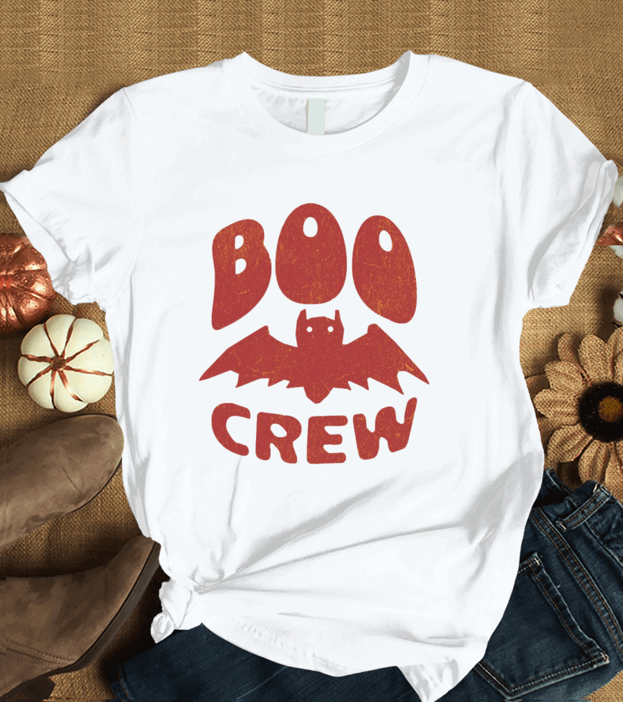 BOO CREW Bat Halloween T-Shirt