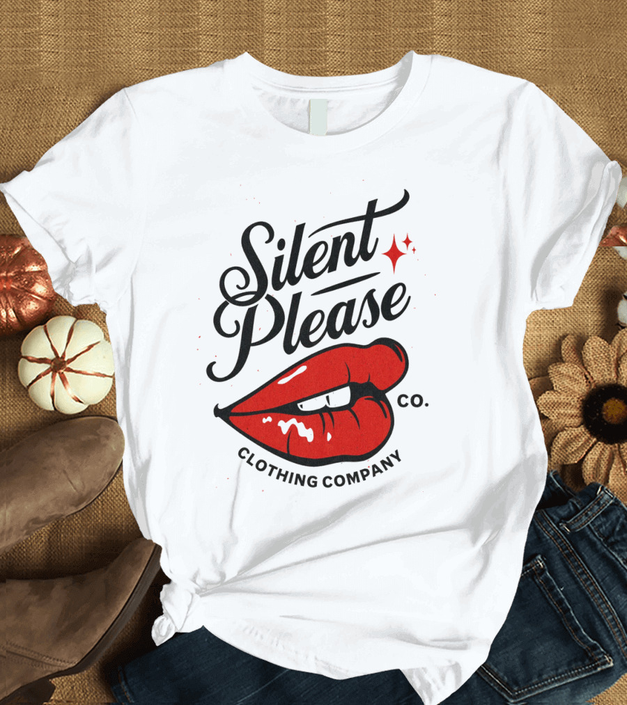 Silent Please Clothing Company Red Lip Co T-Shirt