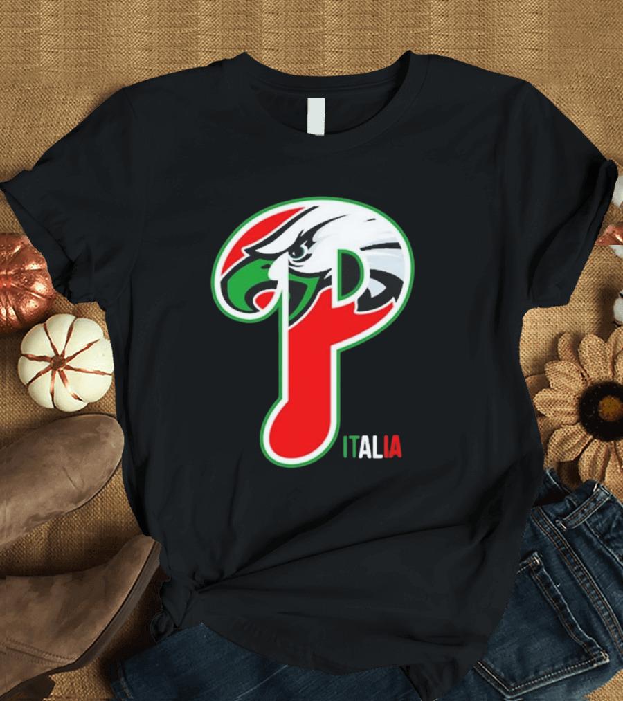 Matt Patricia Philadelphia Eagles Phillies P Italia T-Shirt