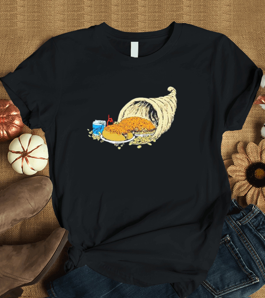 Cincy Copia Skyline Chili Cornucopia Cincinnati Iconic Meal T-Shirt