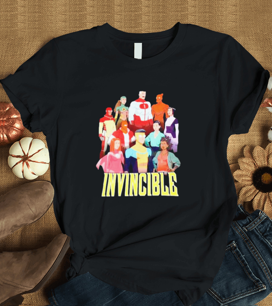 Invincible Characters Group Ensemble T-Shirt