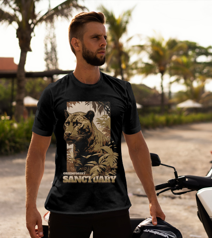 Greenforest Sanctuary Panther T-Shirt