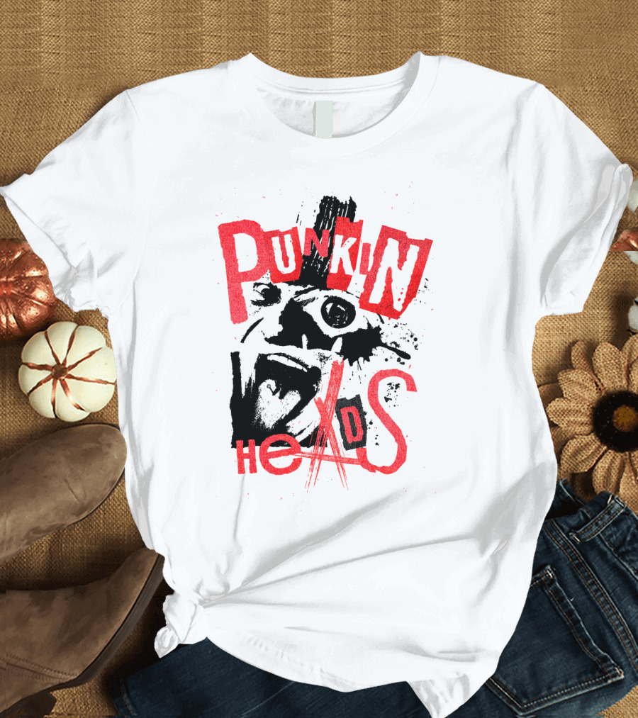 Punkin' Heads Horror Mask Graffiti T-Shirt