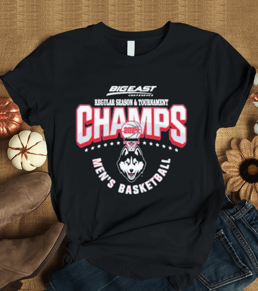 Big East Conference 2024 Champs Regular Season and Tournament Men's Basketball T-Shirt