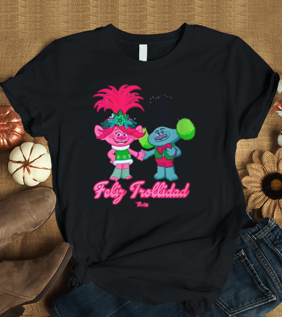 Feliz Trollidad Trolls Christmas T-Shirt