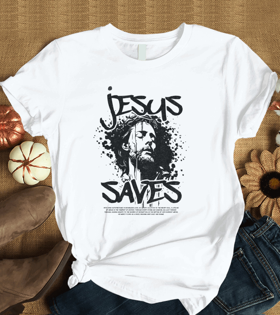 Jesus Saves Christian Faith Savior T-Shirt