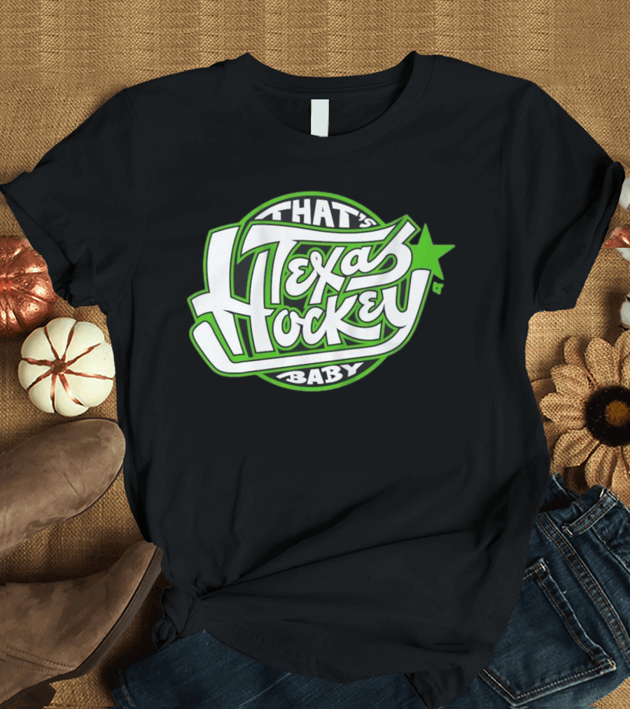 That's Texas Hockey Baby Bold Green Star T-Shirt