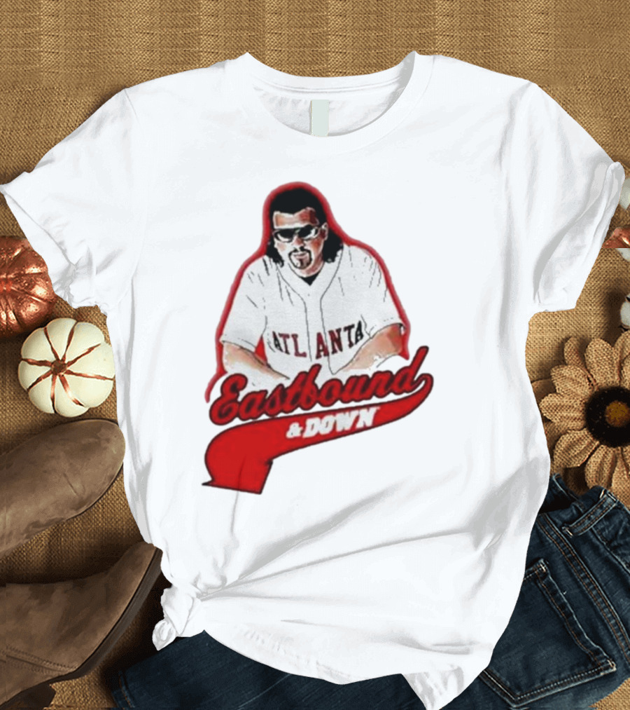 Atlanta Eastbound and Down Retro Baseball T-Shirt