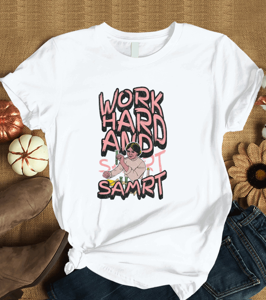 Work Hard and Smart with Young Scientist T-Shirt