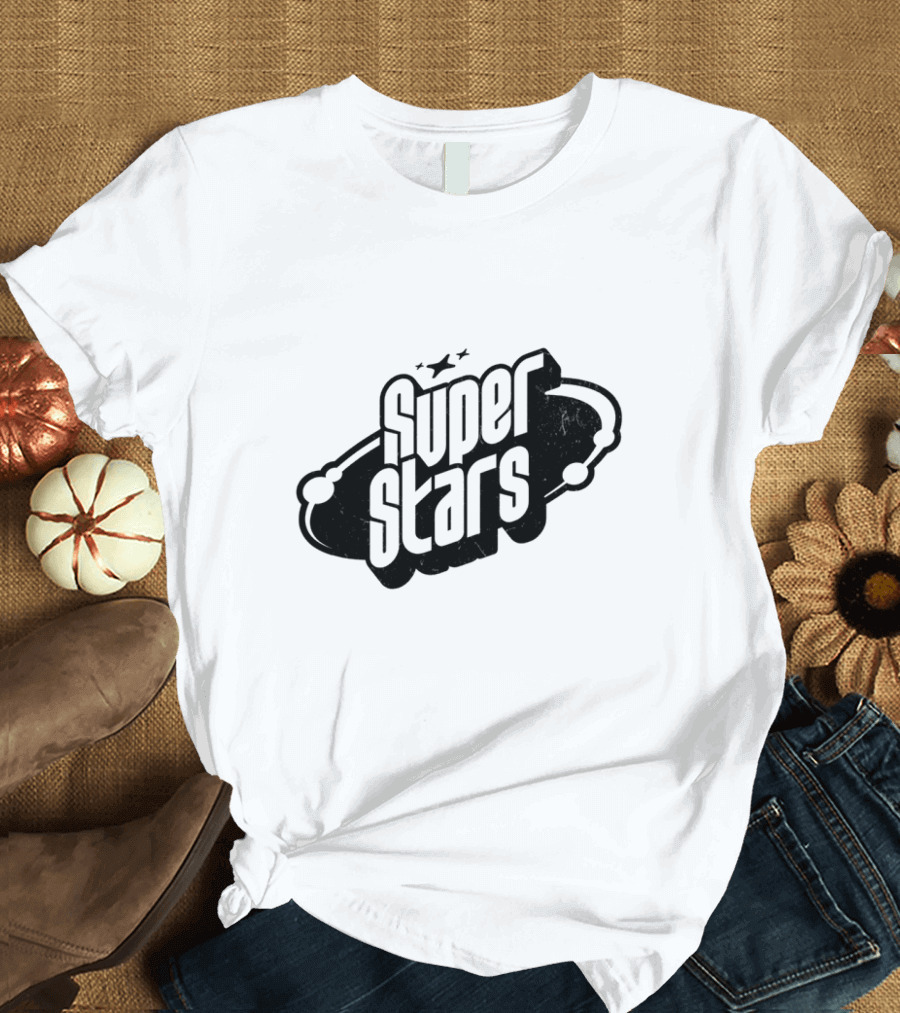 Super Stars Galaxy Orbit and Stars T-Shirt