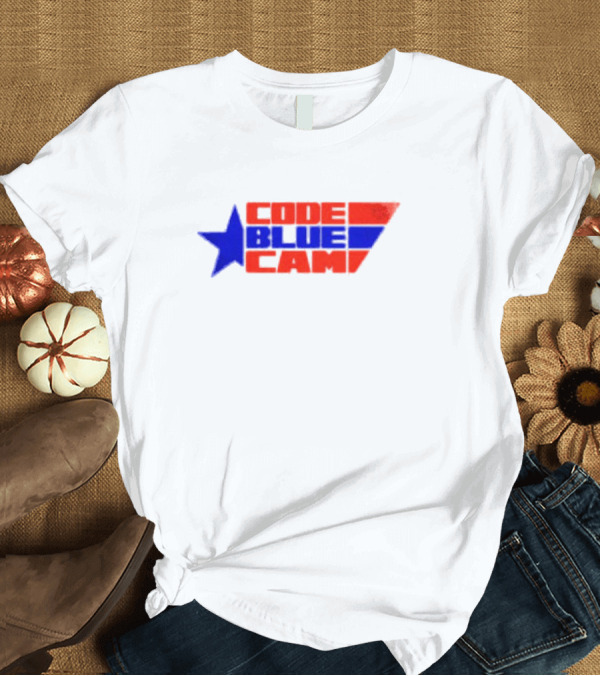 T-Shirt: Code Blue Cam Star Emblem T-Shirt Code Blue Cam Star Emblem T-Shirt