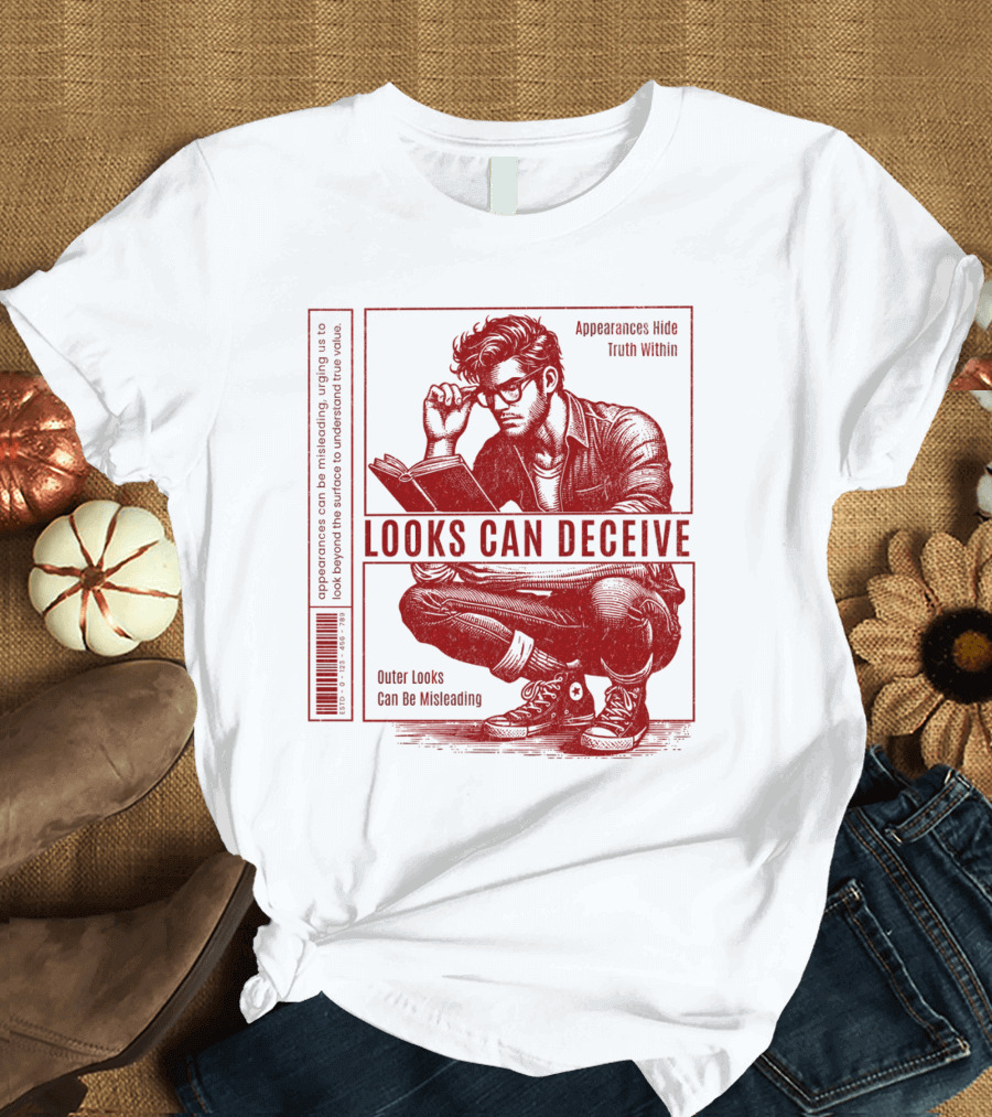 Looks Can Deceive Appearances Hide Truth Within Outer Looks Can Be Misleading T-Shirt